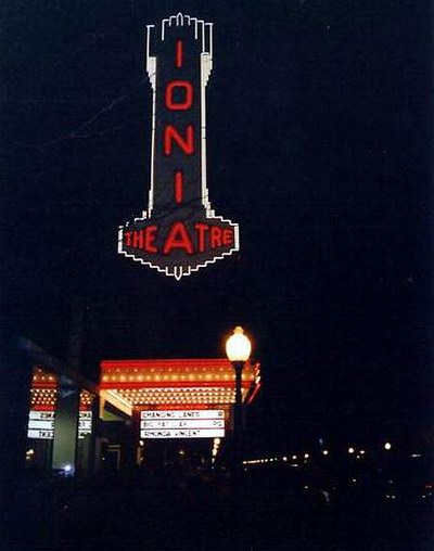 Ionia Theatre - Night Shot